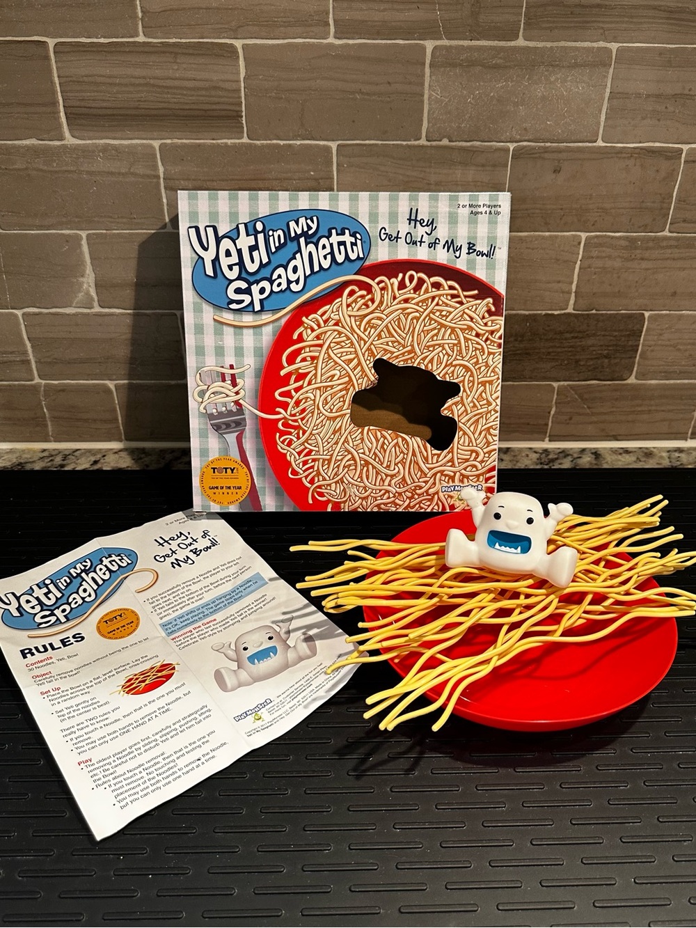 Yeti in My Spaghetti Kids Party Game by PlayMonster Very Good Condition